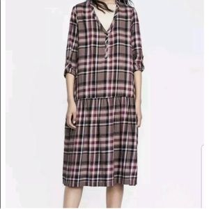 Zara plaid dress